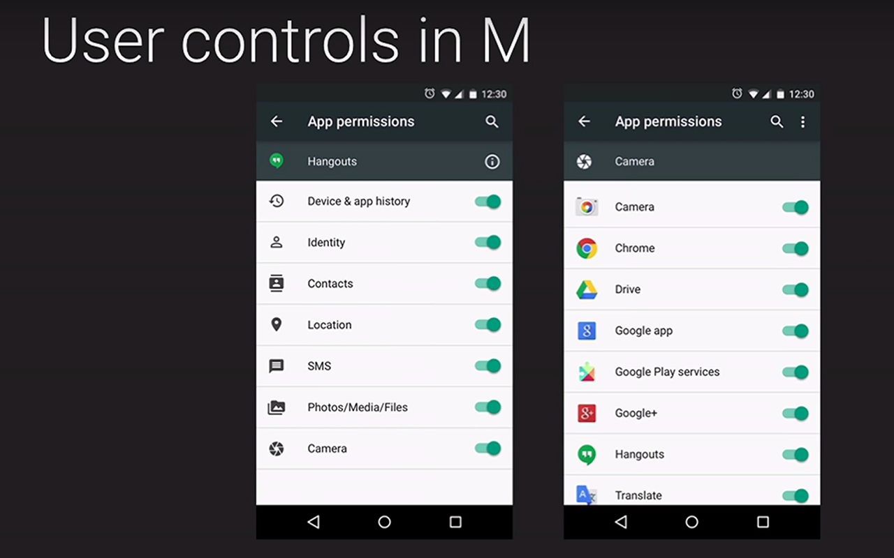 Android M - Gestión de permisos